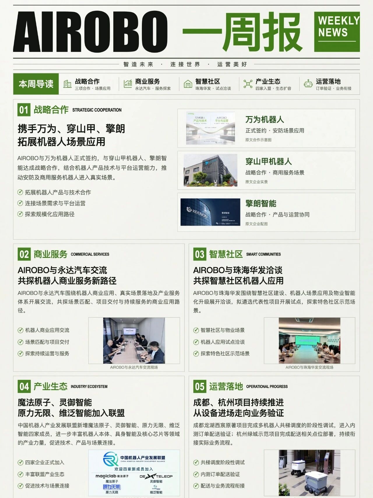 AIROBO一周报｜九月第3周 五大重点进展